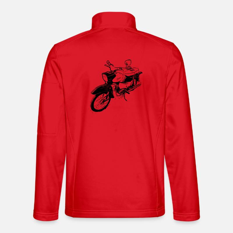 Star | GDR | Moped | Truck | Technology - Unisex Softshell Jacket - red