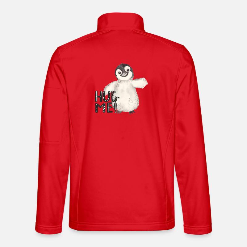 Hug Me Pinguin Unisex Softshelljacke