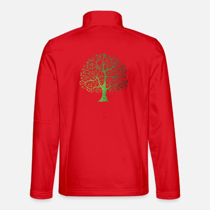 Natur - Unisex Softshelljacke - Rot