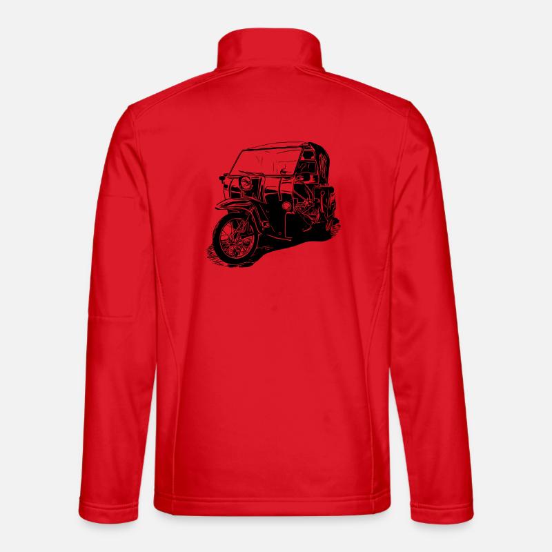 Krause Duo - Unisex Softshelljacke - Rot