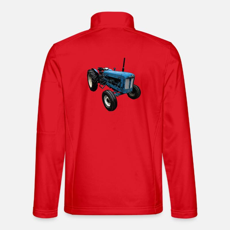 Super Tractor - Unisex Softshell Jacket - red