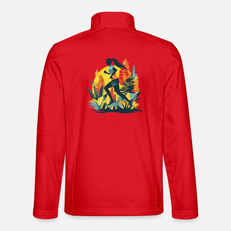 Runner Comic - Unisex Softshell Jacket - red