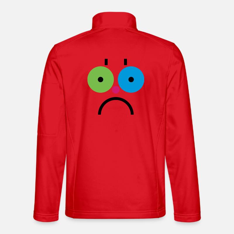Karneval Kostüm Clown Konfetti Fasching Damen - Unisex Softshelljacke - Rot