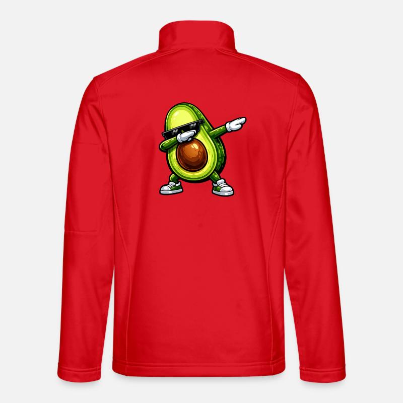 Dabbing Avocado Unisex Softshell Jacket