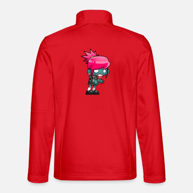 Zombie - Unisex Softshelljacke - Rot