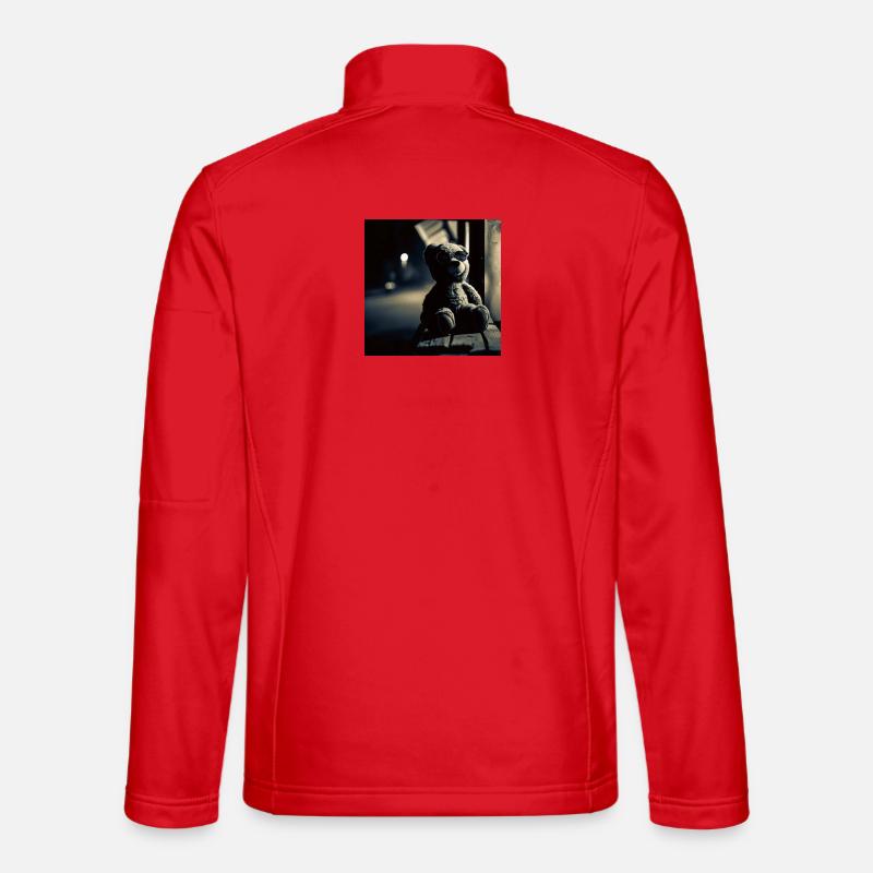 Teddy Noir - Unisex Softshelljacke - Rot