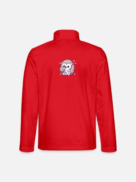 Igel Cindy - Unisex Softshelljacke - Rot