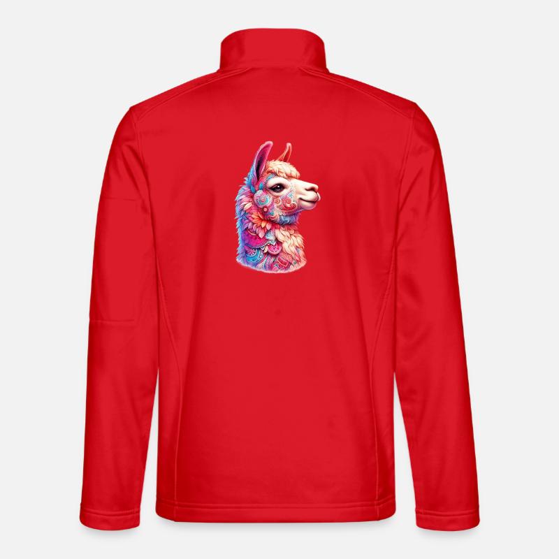 Alpaca - Unisex Softshell Jacket - red