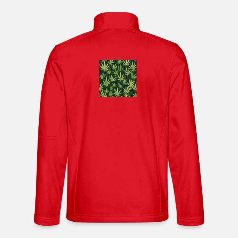 cannabis - Unisex Softshell Jacket - red