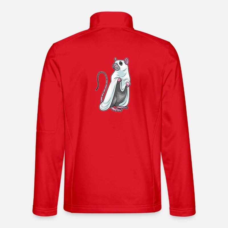 Ratte Halloween Geist - Unisex Softshelljacke - Rot