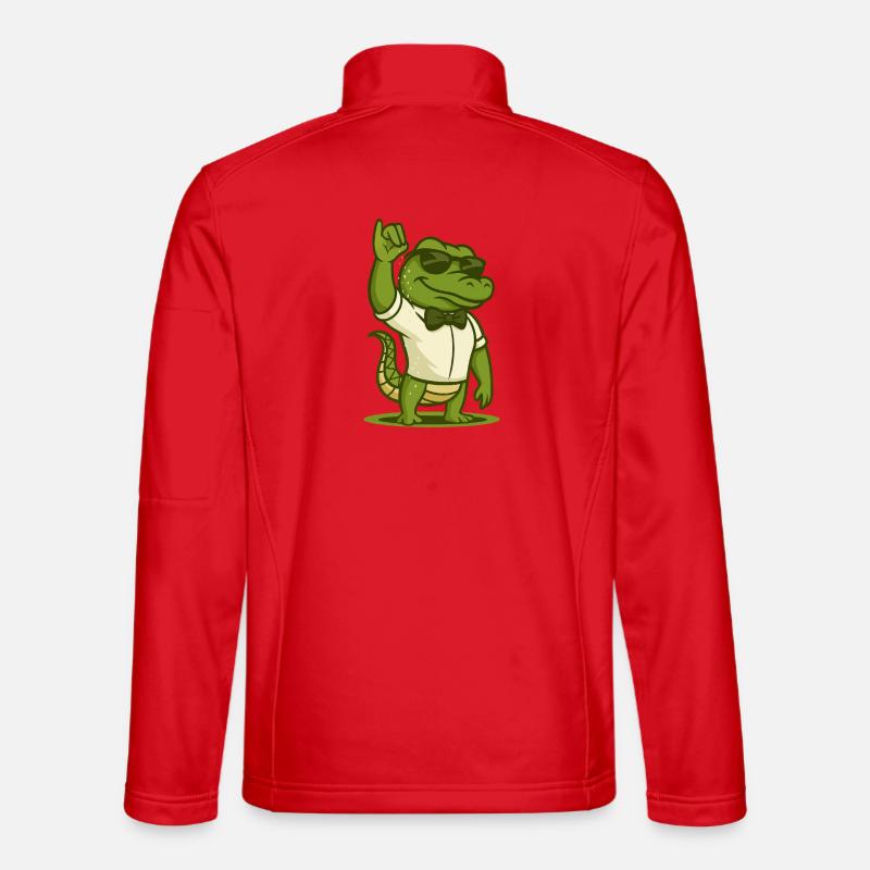 Salt Shaker Crocodile Unisex Softshell Jacket