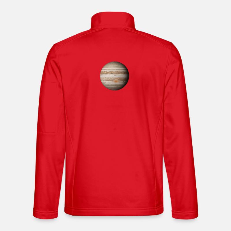 Jupiter - Planet Jupiter  - Unisex Softshelljacke - Rot