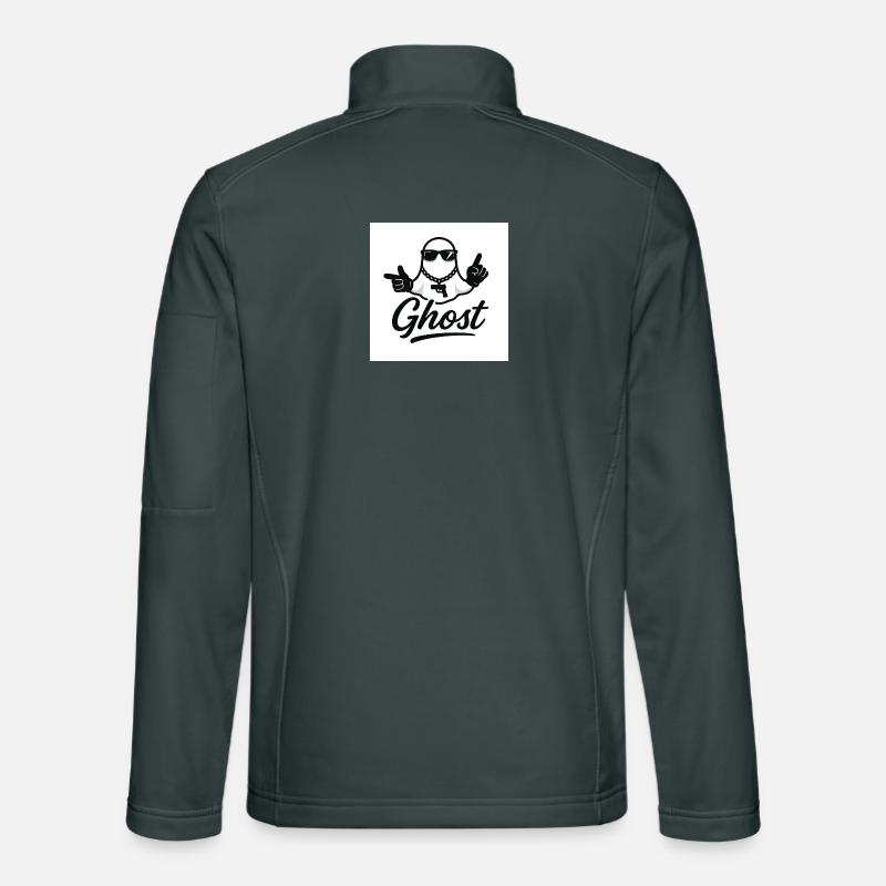 Geisterstraße mit Waffe Unisex Softshelljacke