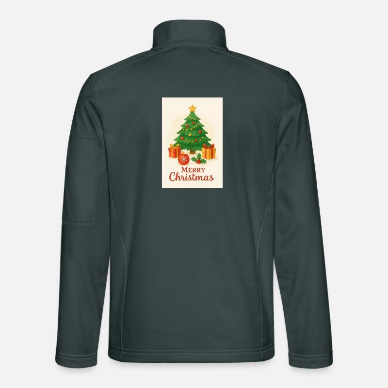 Weihnachtsbaum mit Geschenken Unisex Softshelljacke