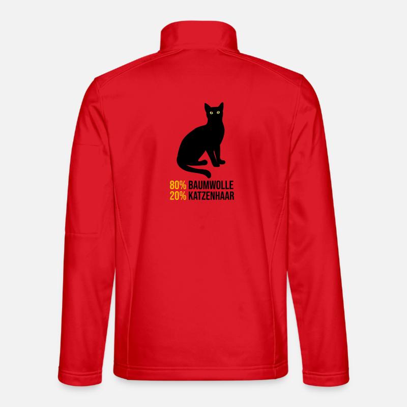 Cadeau drôle de propriétaire de chat adore le chat qui dit Veste en tissu softshell Unisexe