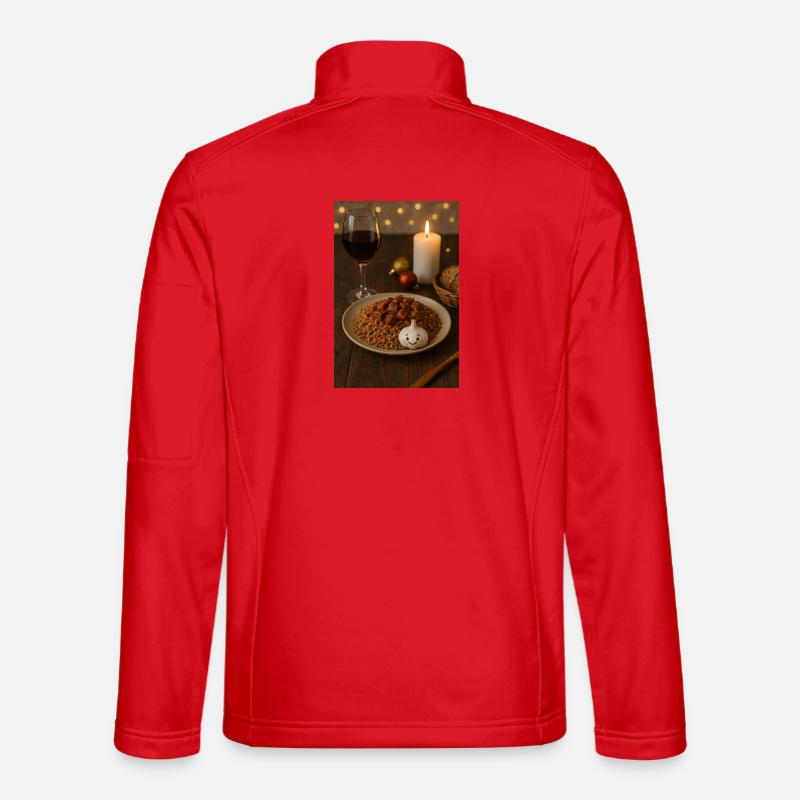 Buchweizen Rinderragout Gretschka - Unisex Softshelljacke - Rot