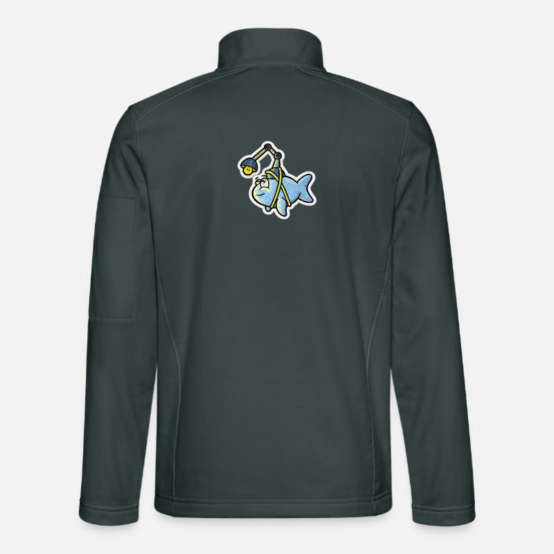 Laternenfisch Unisex Softshelljacke