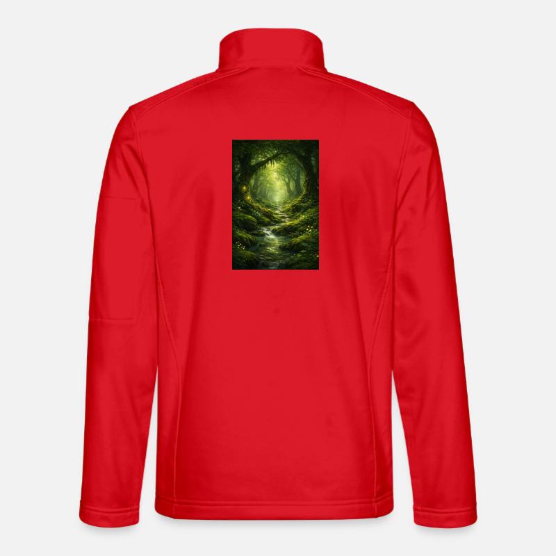 Forêt mystique Veste en tissu softshell Unisexe