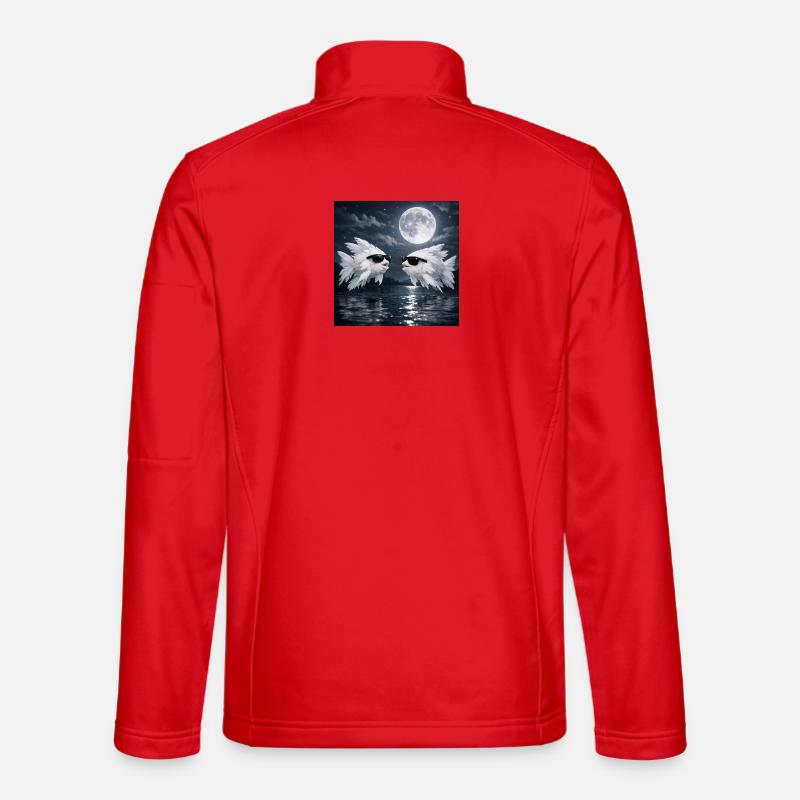 Federfisch - Unisex Softshelljacke - Rot