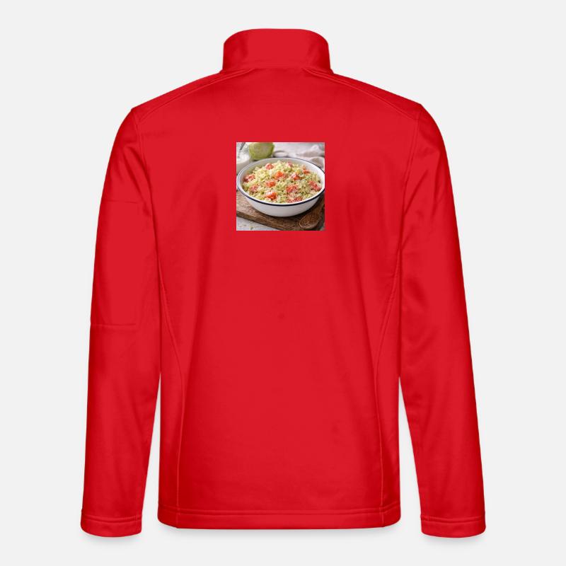 Creamy cabbage and tomato salad Unisex Softshell Jacket