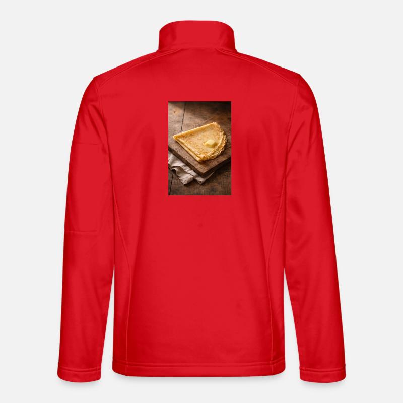 Crispy crepes with butter Unisex Softshell Jacket