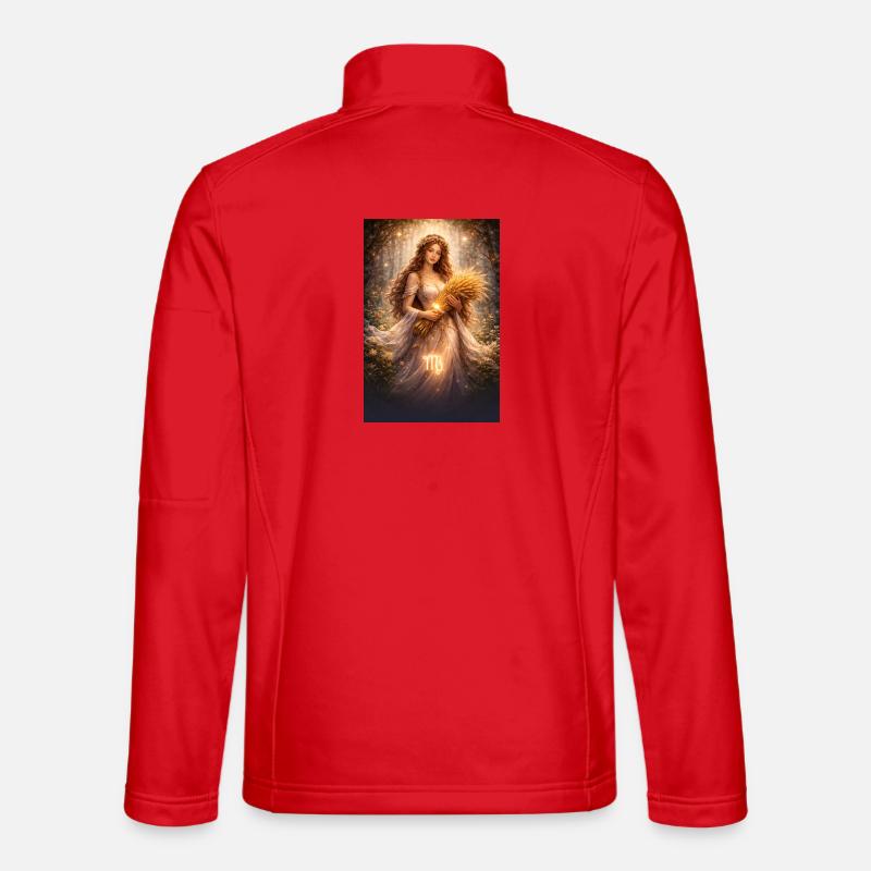 Jungfrau - Unisex Softshelljacke - Rot
