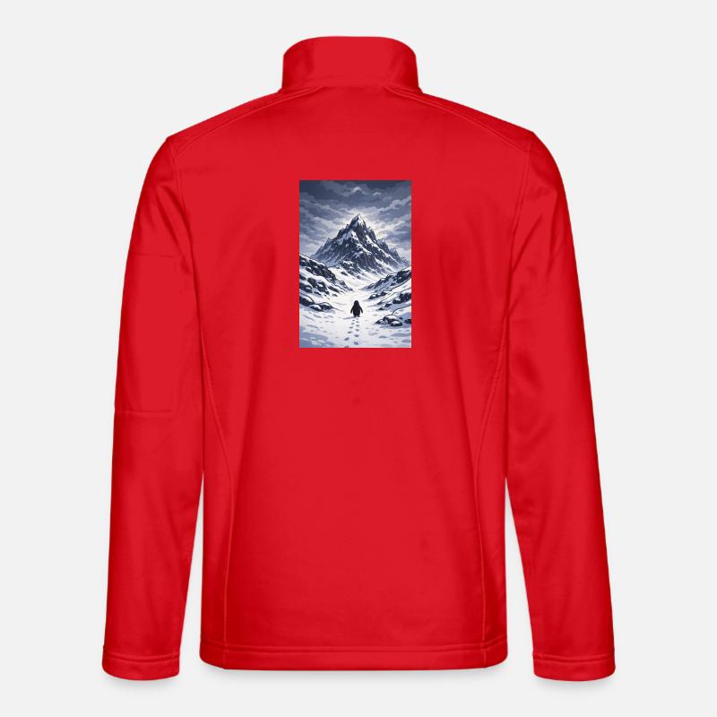 But why Penguin - Unisex Softshelljacke - Rot