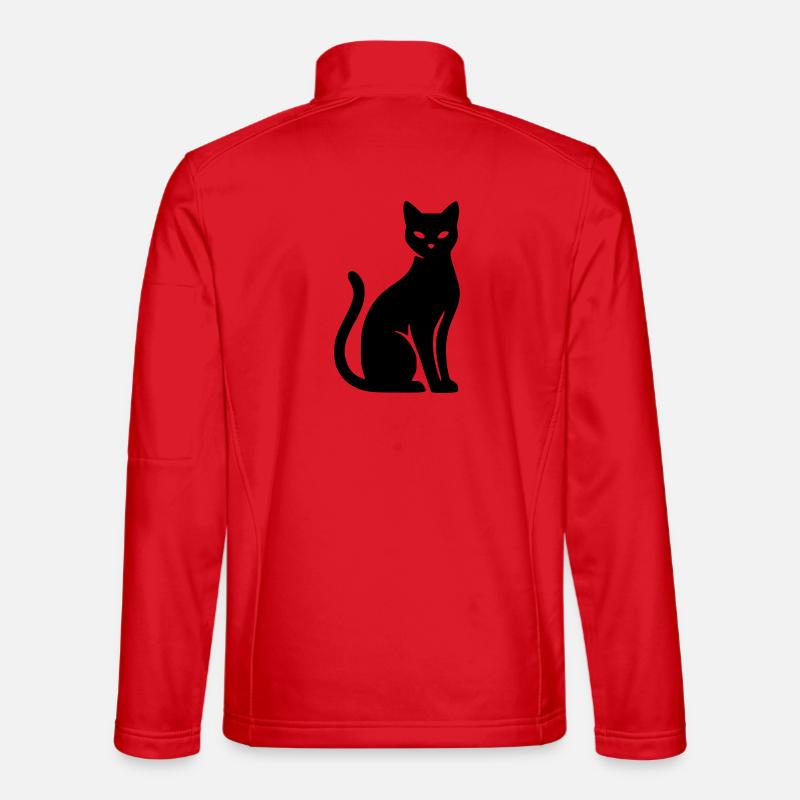 cat - Unisex Softshell Jacket - red