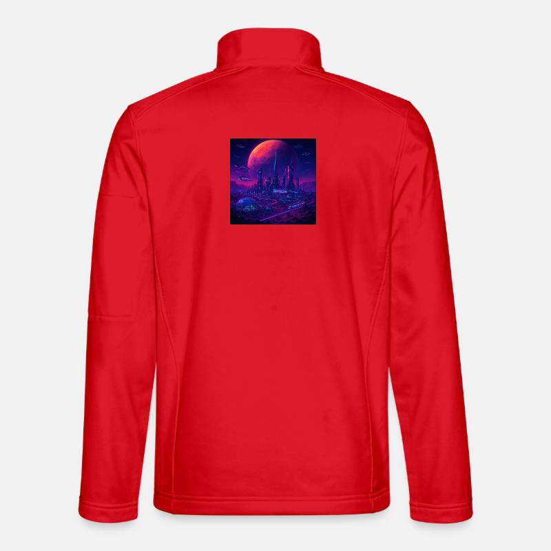 RockyZoo62 - Unisex Softshelljacke - Rot