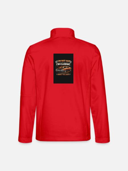 Old School Classic construit pour durer - Veste en tissu softshell Unisexe - rouge