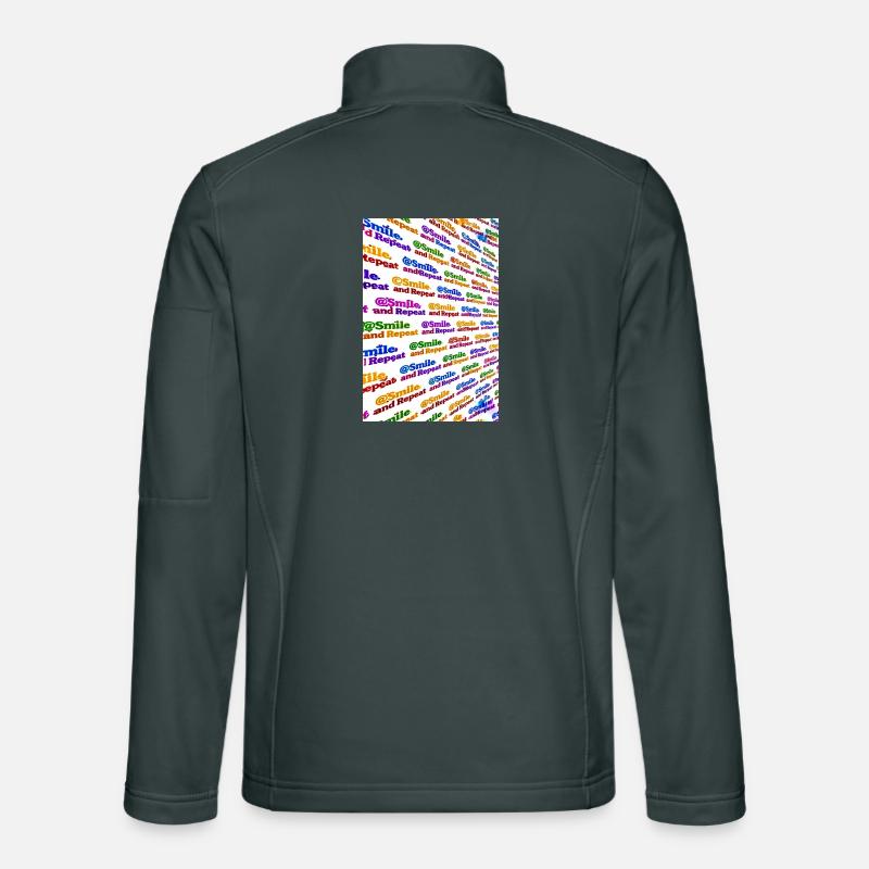 Sourire coloré et répéter Veste en tissu softshell Unisexe