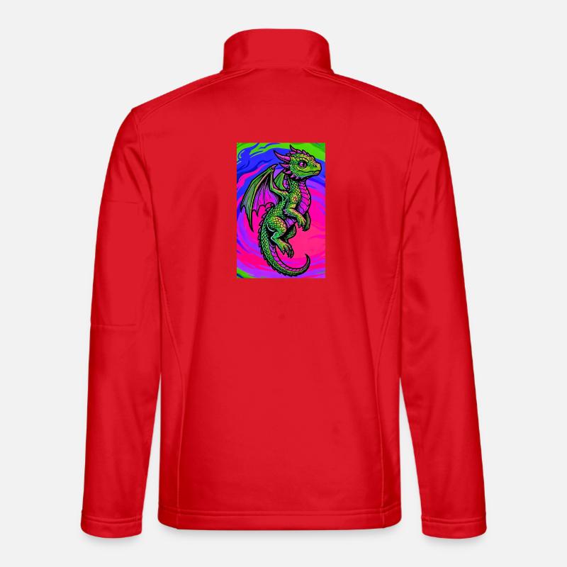 dragon - Unisex Softshell Jacket - red