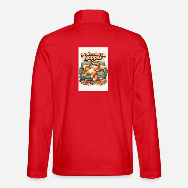 Professional napper - Unisex Softshell Jacket - red
