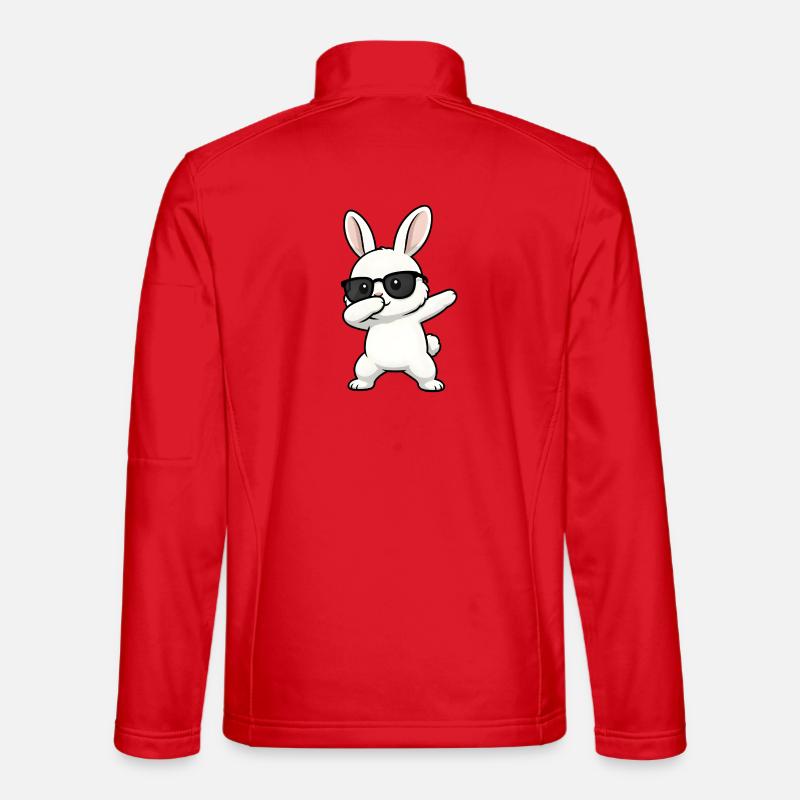 Lapin à dabber Veste en tissu softshell Unisexe