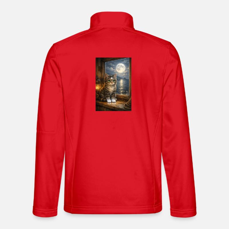 Mondscheinpfoten_ - Unisex Softshelljacke - Rot