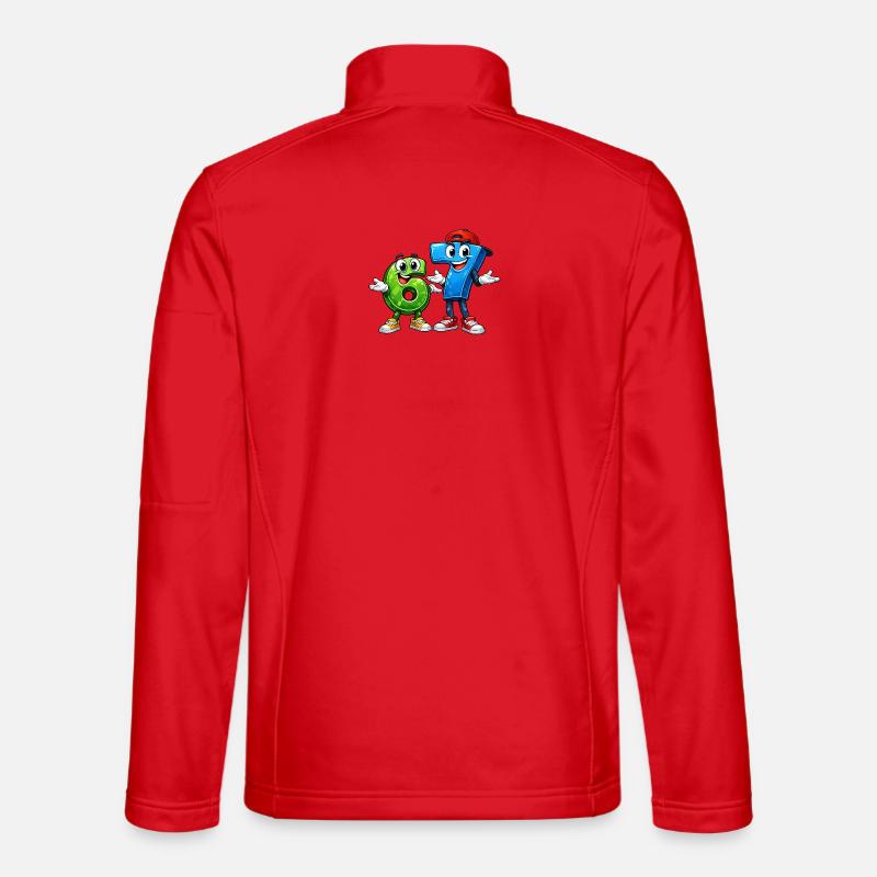 67 sixseven - Unisex Softshell Jacket - red