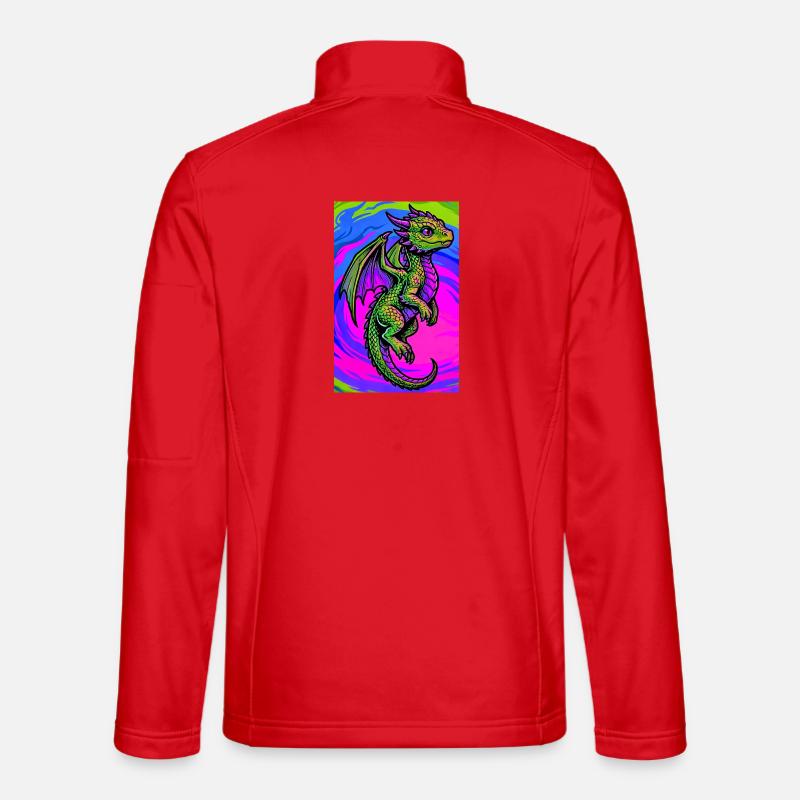 dragon - Unisex Softshell Jacket - red