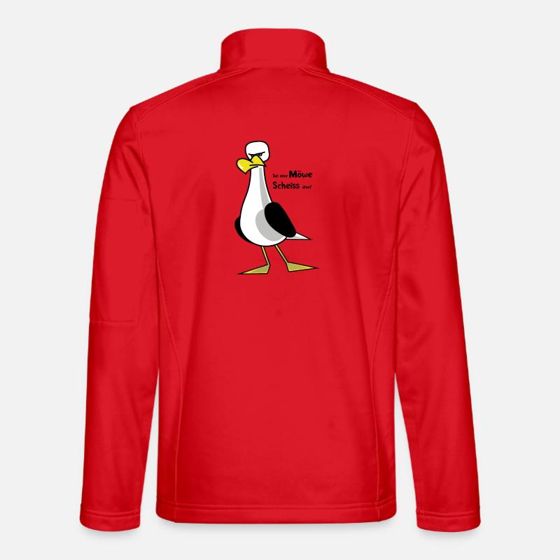 Sei eine Möwe ... Unisex Softshelljacke