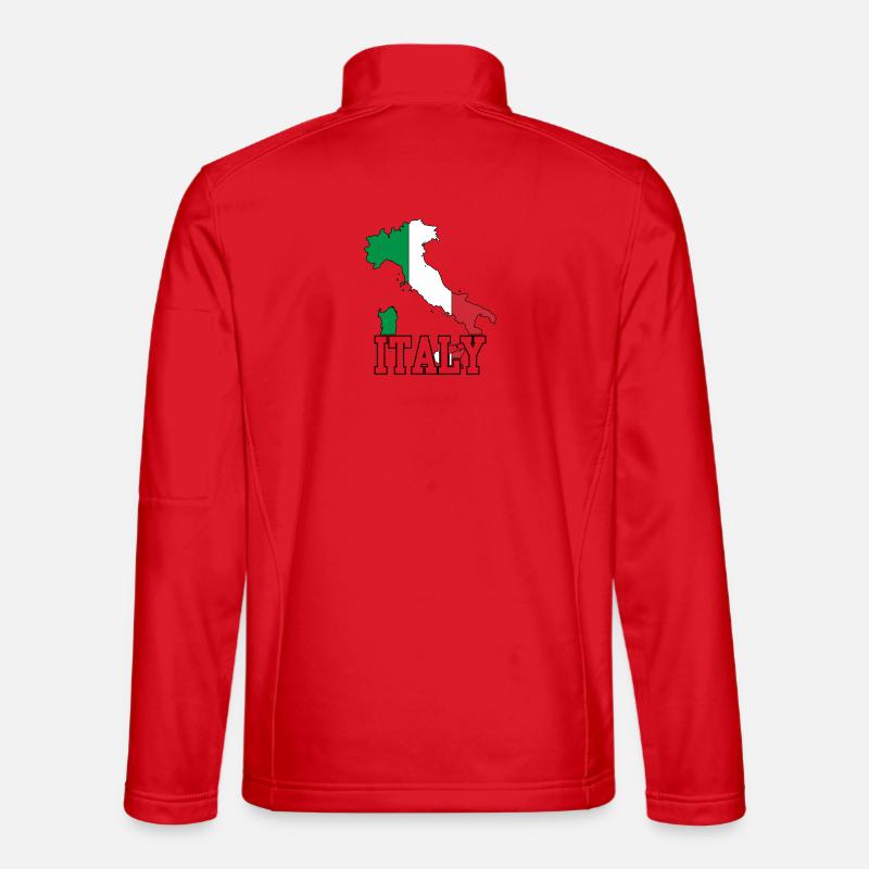 Italien - Unisex Softshelljacke - Rot