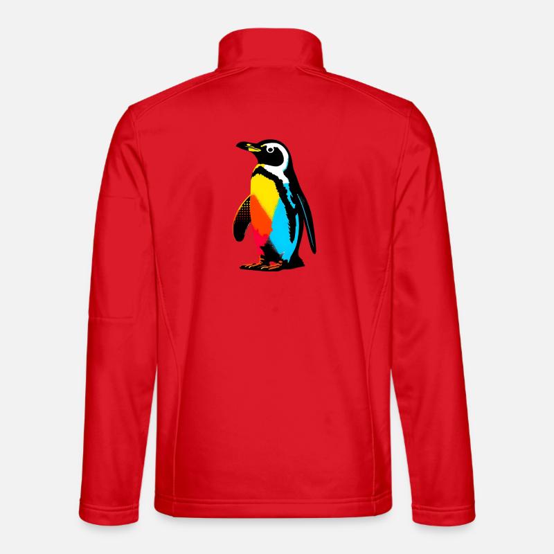 Penguin - Unisex Softshell Jacket - red