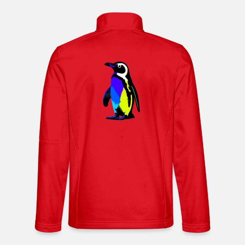 Penguin - Unisex Softshell Jacket - red