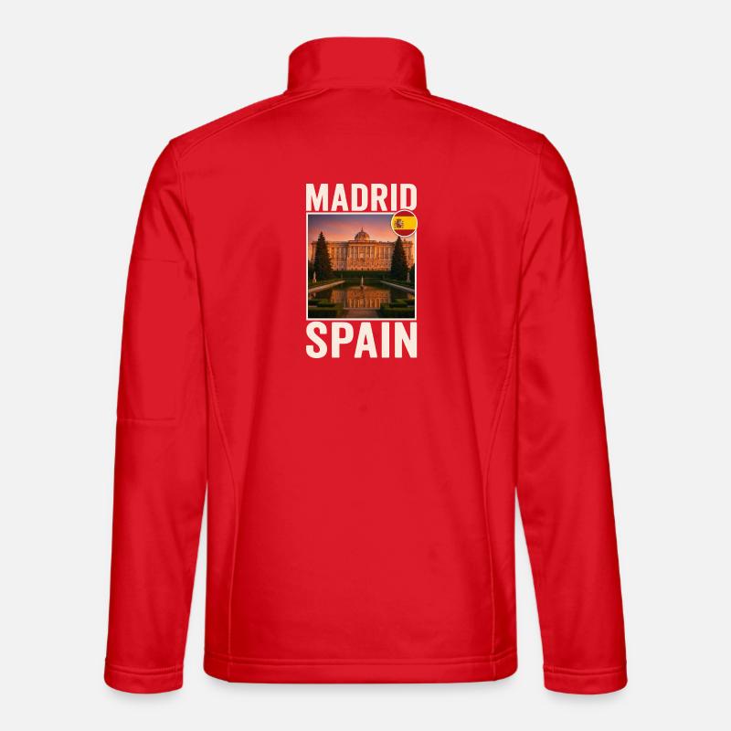 Madrid - Unisex Softshell Jacket - red