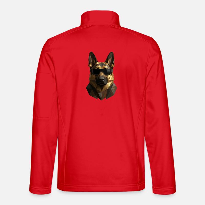 Schäferhund Hund Liebe Deutscher Schäferhund Hunde Unisex Softshelljacke