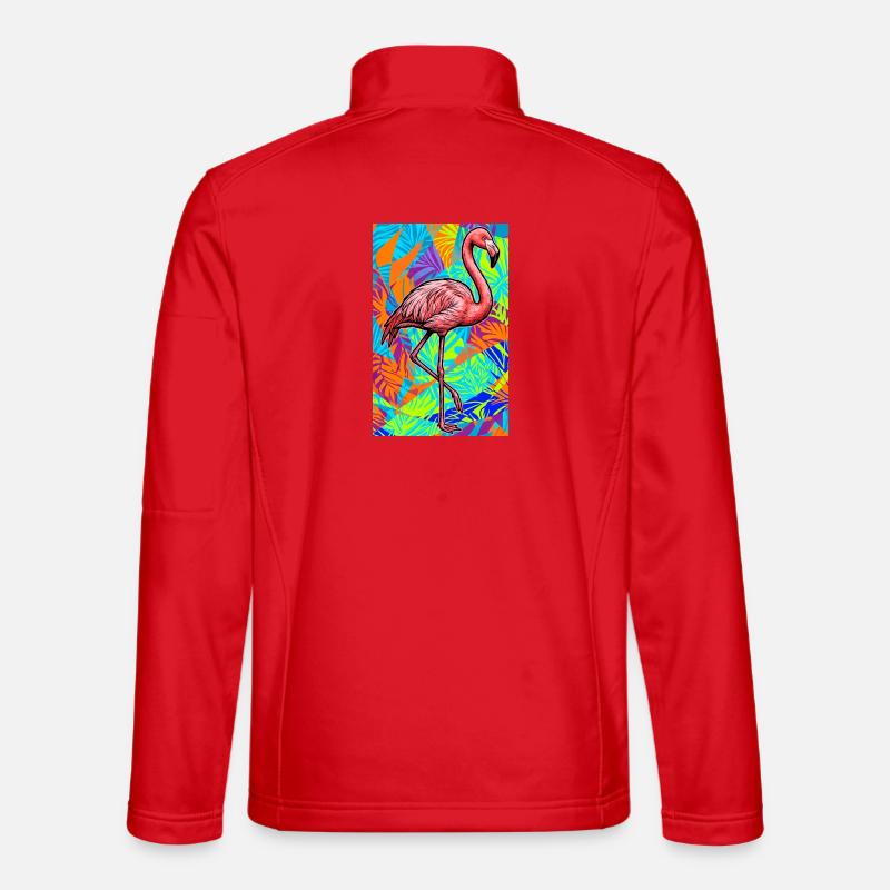 Flamingo - Unisex Softshelljacke - Rot