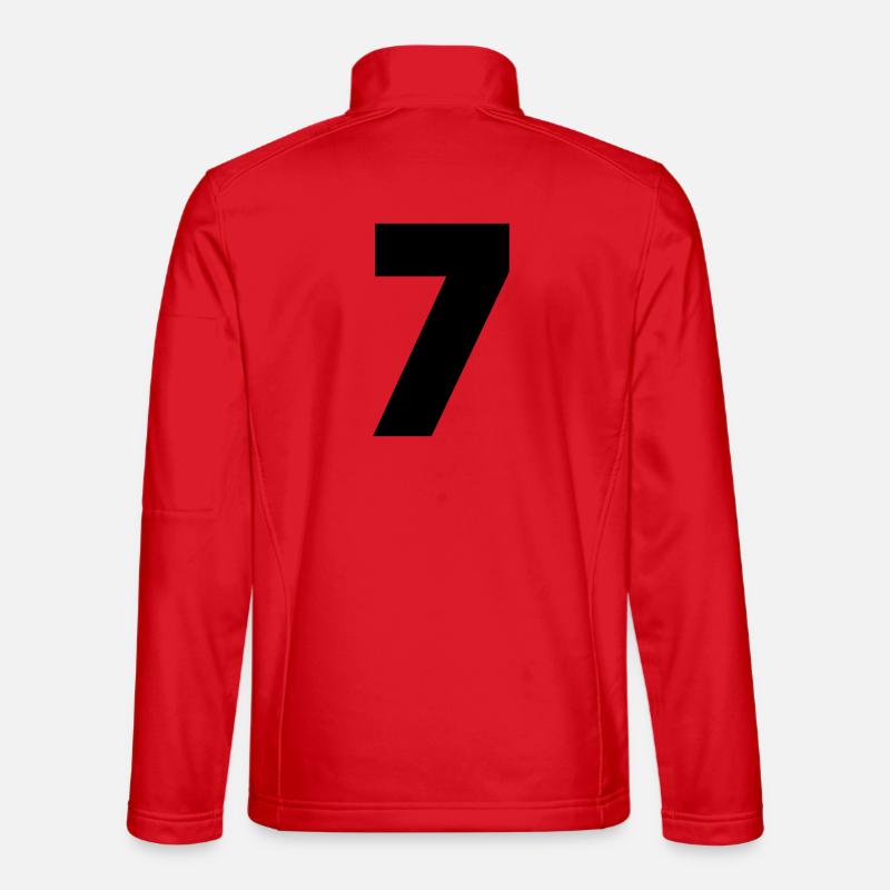 7 - Unisex Softshelljacke - Rot