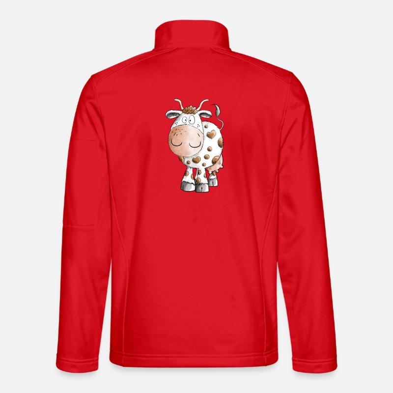 Happy Cow I Cattle Unisex Softshell Jacket