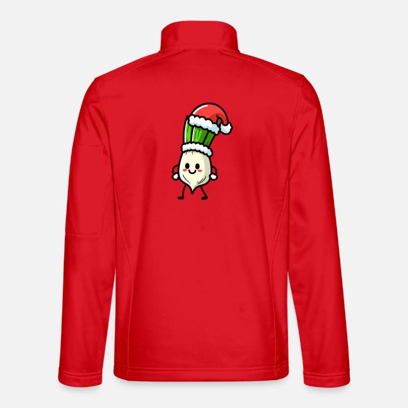 Nikolauch Oignon de printemps - Veste en tissu softshell Unisexe - rouge
