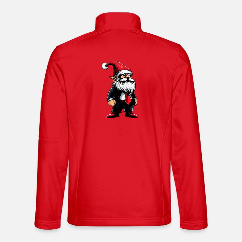 Gnome Noël Gnome - Veste en tissu softshell Unisexe - rouge
