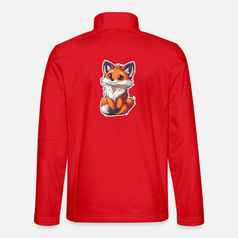 Fox - Unisex Softshell Jacket - red