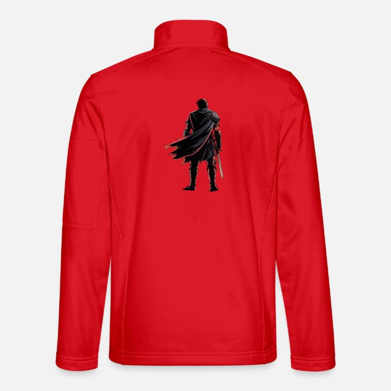 Epic Warrior Silhouette Art Unisex Softshell Jacket